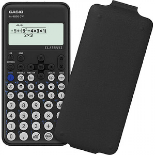 CASIO FX-82DE CW Wissenschaftlicher Taschenrechner schwarz