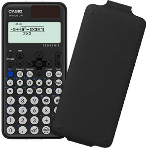 CASIO FX-85DE CW Wissenschaftlicher Taschenrechner schwarz