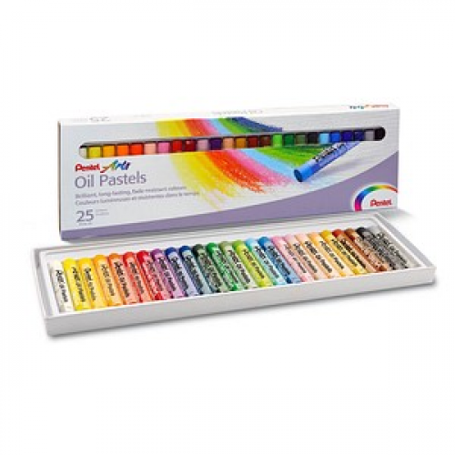 Pentel Oil Pastels Ölkreide farbsortiert 25 St.