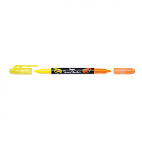 Pentel Twin Checker SLW8-GF Textmarker farbsortiert, 1 St.