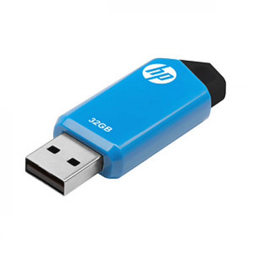 HP USB-Stick v150w blau, schwarz 32 GB