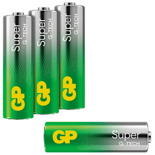 4 GP Batterien SUPER Mignon AA 1,5 V