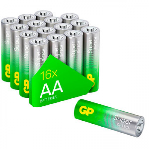 16 GP Batterien SUPER Mignon AA 1,5 V