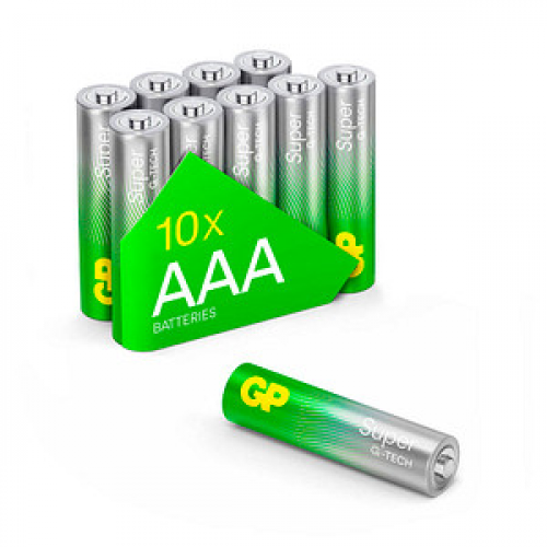 6 + 4 GRATIS: 6 GP Batterien SUPER Micro AAA 1,5 V + GRATIS 4 St.