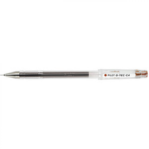 PILOT G-Tec C4 0.4 Gelschreiber transparent 0,4 mm, Schreibfarbe: braun, 1 St.