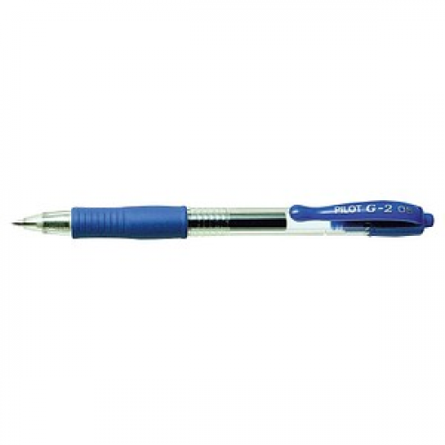 PILOT G2 Gelschreiber blau/transparent 0,3 mm, Schreibfarbe: blau, 1 St.