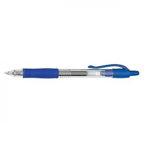 PILOT G2 Gelschreiber blau/transparent 0,4 mm, Schreibfarbe: blau, 1 St.