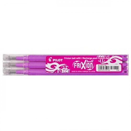 3 PILOT FRIXION Tintenrollerminen pink