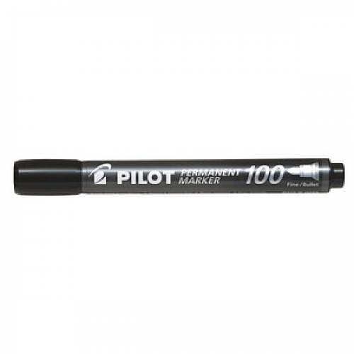 PILOT 100 Permanentmarker schwarz 1,0 mm, 1 St.