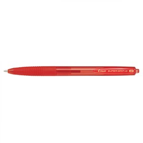 PILOT Kugelschreiber SUPER GRIP G rot, Schreibfarbe: rot, 1 St.