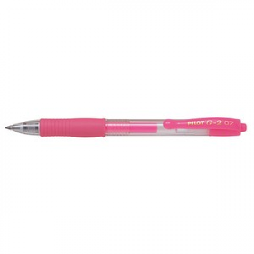 PILOT G2 Gelschreiber neonpink 0,4 mm, Schreibfarbe: pink, 1 St.