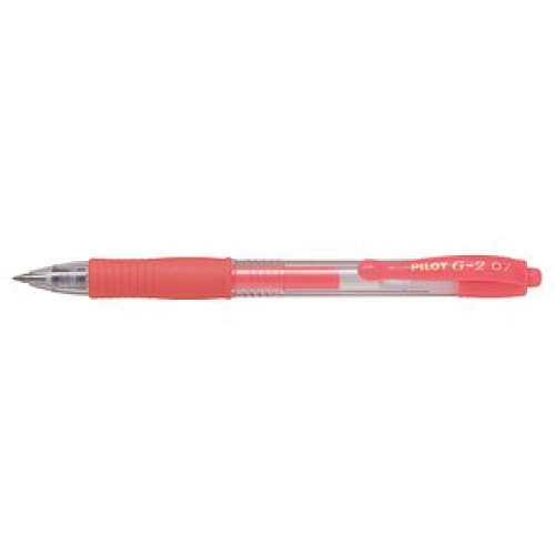 PILOT G2 Gelschreiber neonrot 0,4 mm, Schreibfarbe: rot, 1 St.