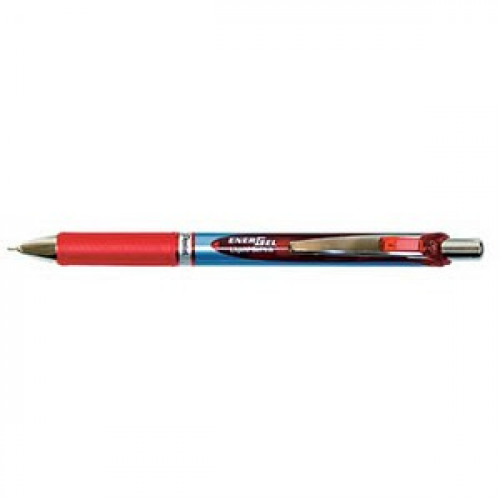 Pentel EnerGel BLN75 Gelschreiber 0,25 mm, Schreibfarbe: rot, 1 St.