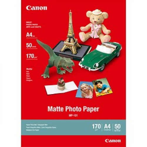 Canon Fotopapier MP-101 DIN A4 matt 170 g/qm 50 Blatt