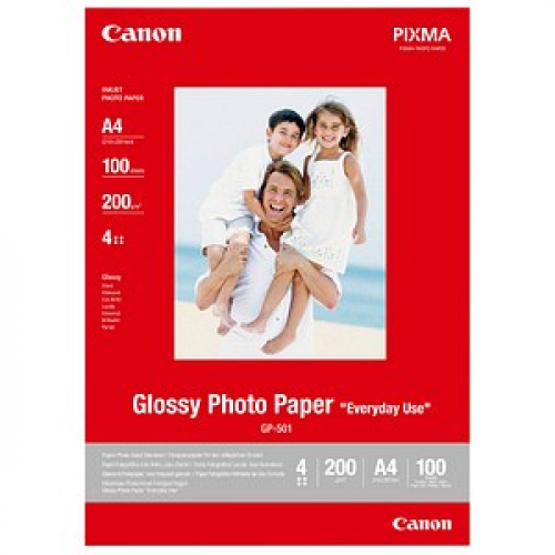 Canon Fotopapier GP-501 DIN A4 hochglänzend 200 g/qm 100 Blatt