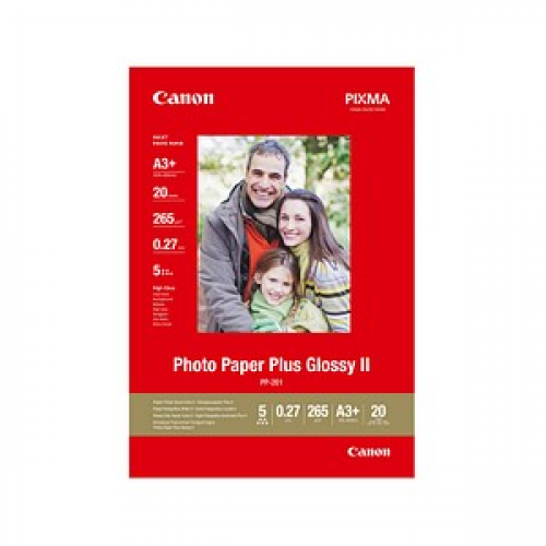 Canon Fotopapier PP-201 DIN A3+ hochglänzend 265 g/qm 20 Blatt