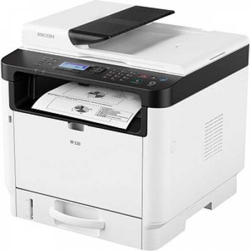 RICOH M 320 3 in 1 Laser-Multifunktionsdrucker grau