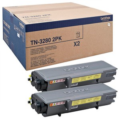 brother TN-3280  schwarz Toner, 2er-Set