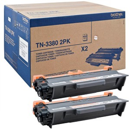 brother TN-3380  schwarz Toner, 2er-Set