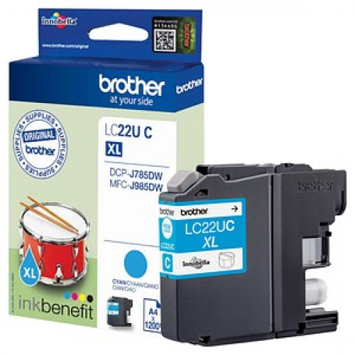 brother LC-22UC  cyan Druckerpatrone