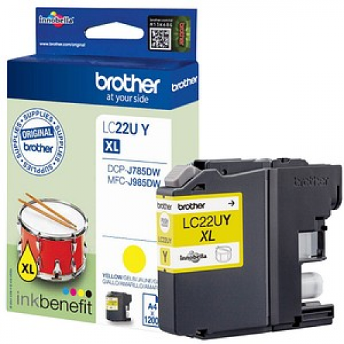 brother LC-22UY  gelb Druckerpatrone