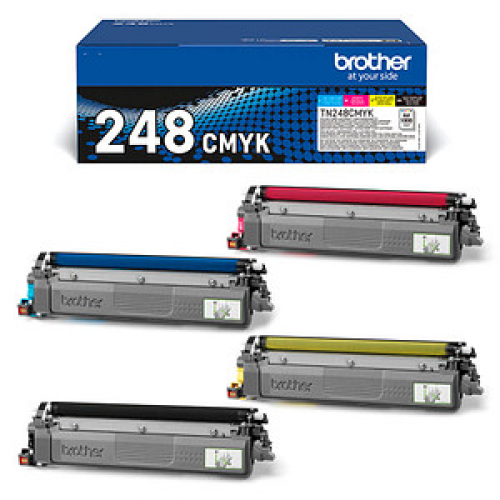 brother TN-248VAL  schwarz, cyan, magenta, gelb Toner, 4er-Set