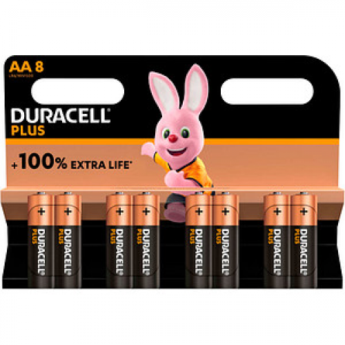 8 DURACELL Batterien PLUS Mignon AA 1,5 V