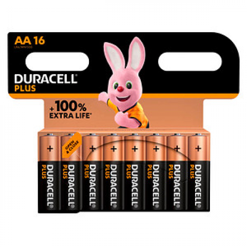 16 DURACELL Batterien PLUS Mignon AA 1,5 V