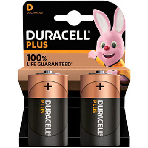 2 DURACELL Batterien PLUS Mono D 1,5 V