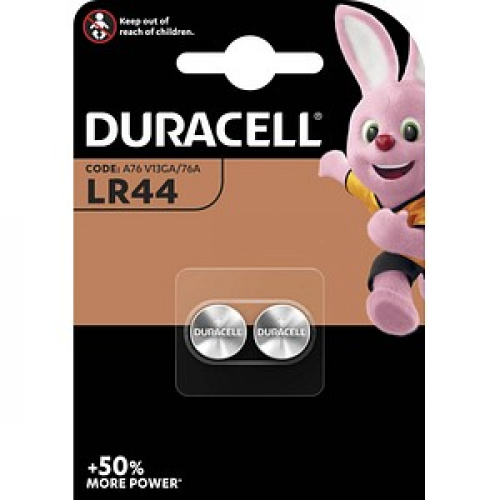 2 DURACELL Knopfzellen LR44 1,5 V