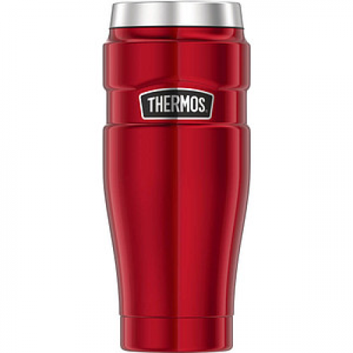 THERMOS® Isolierbecher TC Stainless King rot 0,47 l