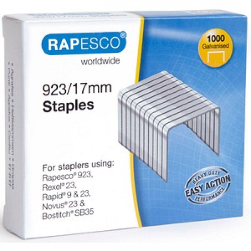 1.000 RAPESCO® Heftklammern 923 23/17