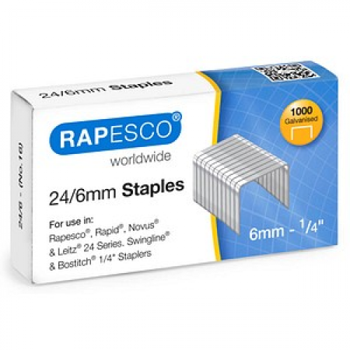 1.000 RAPESCO® Heftklammern 24/6