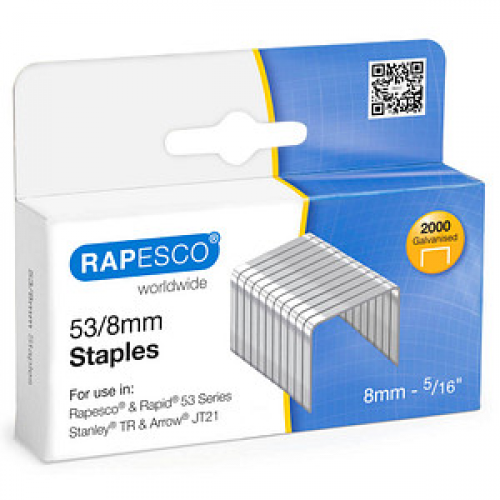 2.000 RAPESCO® Tackerklammern 53/8