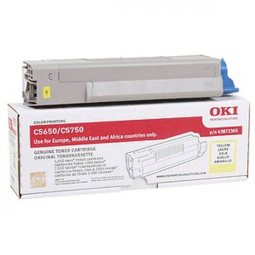 OKI 43872305  gelb Toner