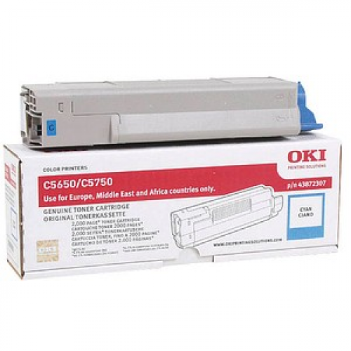 OKI 43872307  cyan Toner