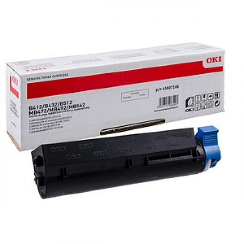 OKI 45807106  schwarz Toner