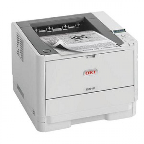 OKI B512dn Laserdrucker grau