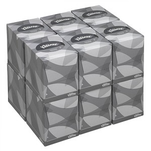 Kleenex® Kosmetiktücherbox 2-lagig weiß, 12x 90 Tücher