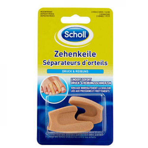 Scholl Zehenschutz Zehenkeile 26218 beige, 3 St.