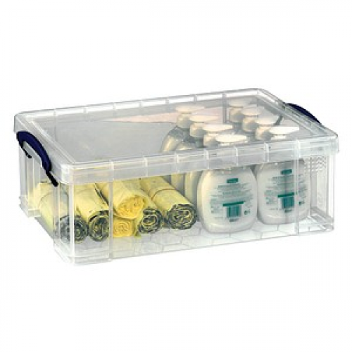 Really Useful Box Aufbewahrungsbox 12,0 l transparent 46,5 x 27,0 x 15,0 cm