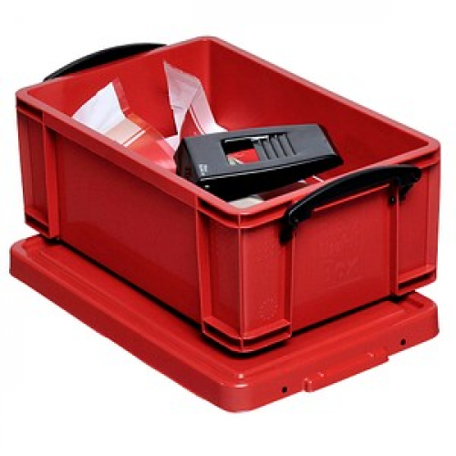 Really Useful Box Aufbewahrungsbox 9,0 l rot 39,5 x 25,5 x 15,5 cm