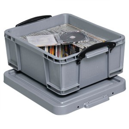 Really Useful Box Aufbewahrungsbox 18,0 l silber 48,0 x 39,0 x 20,0 cm