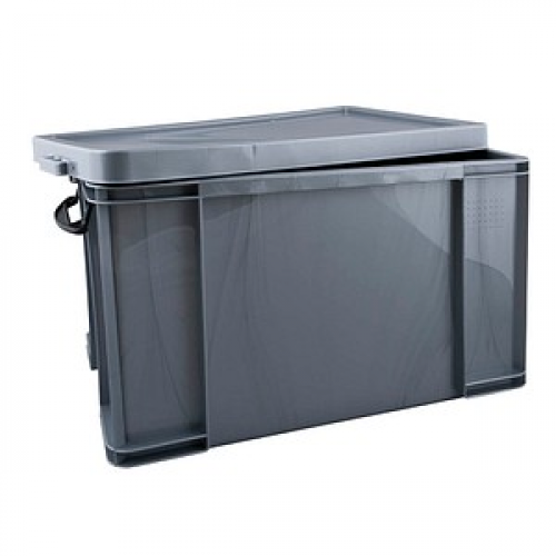 Really Useful Box Aufbewahrungsbox 84,0 l silber 71,0 x 44,0 x 38,0 cm