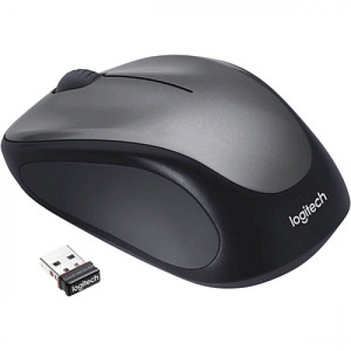 Logitech M235 Maus kabellos grau