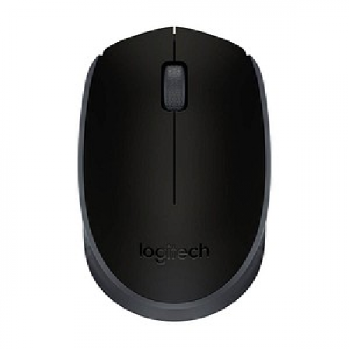 Logitech M171 Maus kabellos schwarz, grau