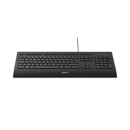 Logitech Corded Keyboard K280e Tastatur kabelgebunden schwarz