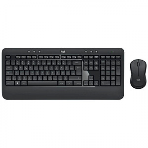 Logitech MK540 ADVANCED Tastatur-Maus-Set kabellos schwarz