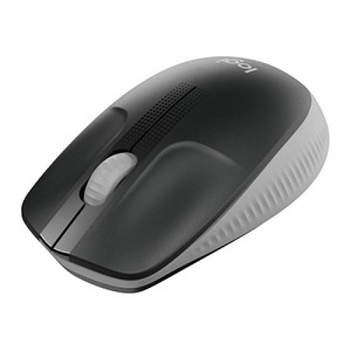 Logitech M190 Maus kabellos schwarz, grau