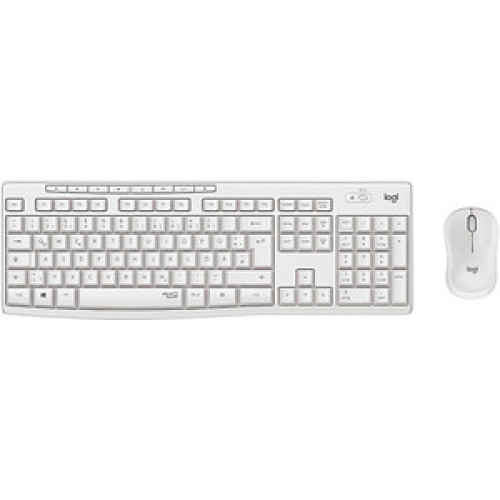 Logitech MK295 Tastatur-Maus-Set kabellos weiß